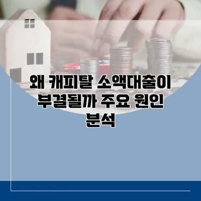 왜 캐피탈 소액대출이 부결될까? 주요 원인 분석