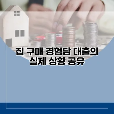 집 구매 경험담 대출의 실제 상황 공유