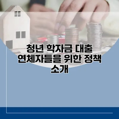 청년 학자금 대출 연체자들을 위한 정책 소개
