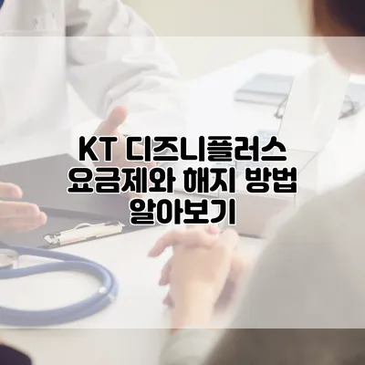 KT 디즈니플러스 요금제와 해지 방법 알아보기