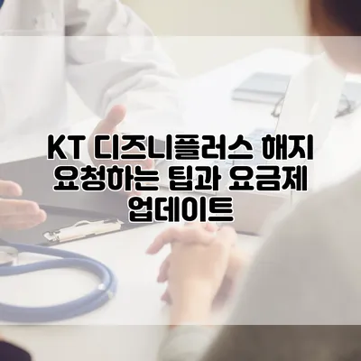 KT 디즈니플러스 해지 요청하는 팁과 요금제 업데이트