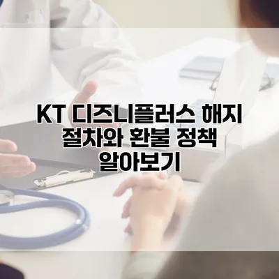 KT 디즈니플러스 해지 절차와 환불 정책 알아보기